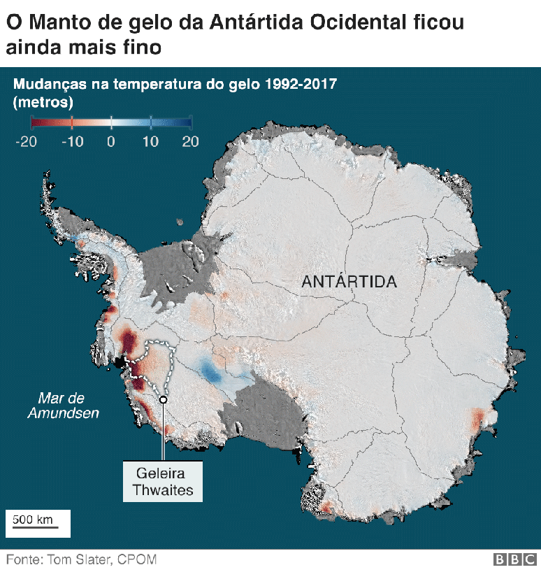 Ilustra&ccedil;&atilde;o da Ant&aacute;rtida