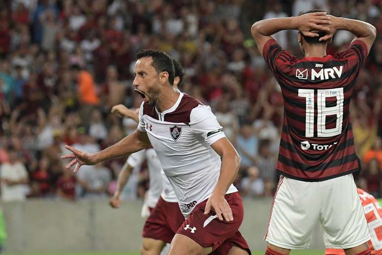 Nenê marcou o gol da vitória tricolor.