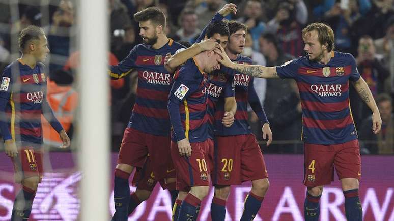 Em 2015, Barcelona foi campeão contra o Athletic Bilbao na Copa do Rei (Foto: Lluis Gene/AFP)