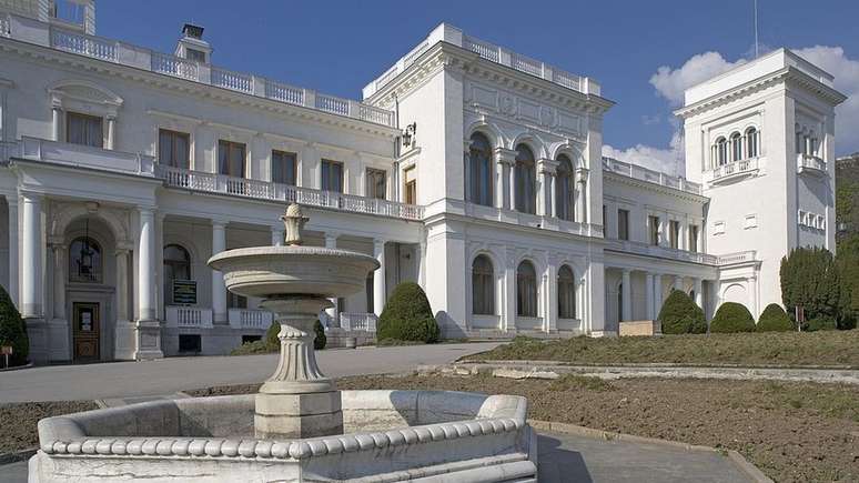 Palácio Livadia, em Yalta. foi o palco das discussões