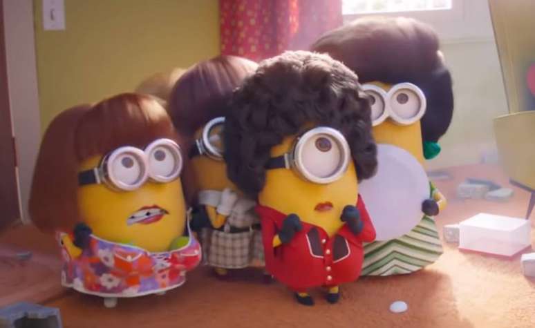 Cena do filme 'Minions 2 - A Origem de Gru'.