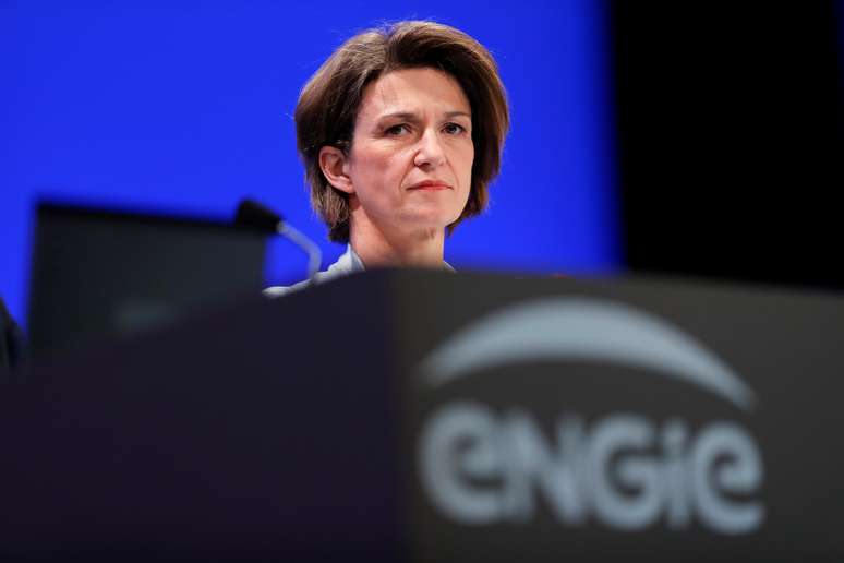 Isabelle Kocher, CEO da Engie, durante reuni&atilde;o de acionistas da empresa em Paris, Fran&ccedil;a 
03/05/2016
REUTERS/Benoit Tessier