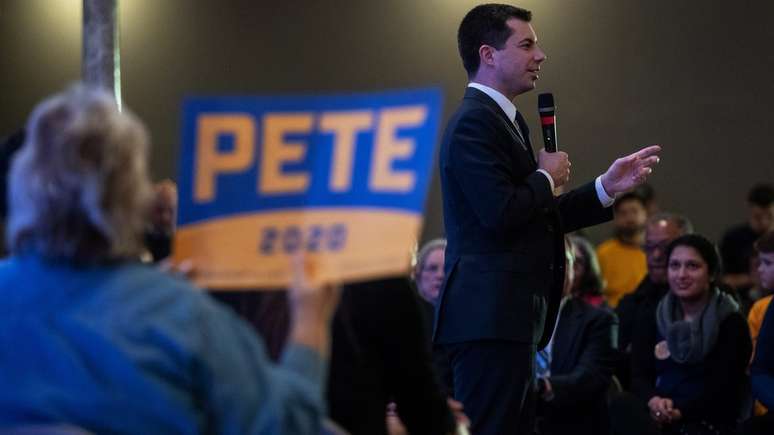 Ex-prefeito de South Bend, Pete Buttigieg fez mais de 90 eventos públicos em Iowa na última semana