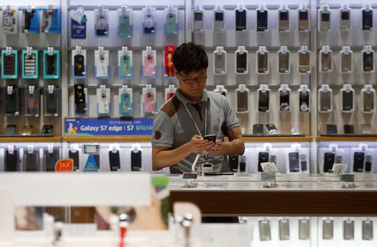 Loja da Samsung.  4/7/2016. REUTERS/Kim Hong-Ji