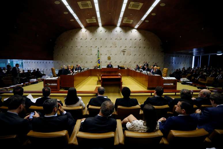 Vista do Supremo Tribunal Federal (STF) durante sessão 
17/10/2017
REUTERS/Adriano Machado