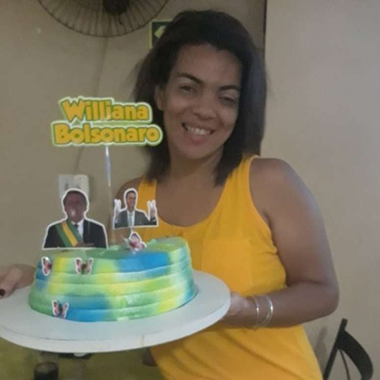 Williana já comemorou dois aniversários com homenagens ao presidente