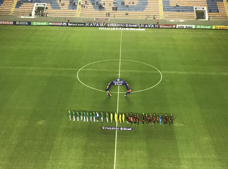 Em jogo morno, Guarani e Oeste empatam pelo Paulistão (Foto: Divulgação/Twitter)