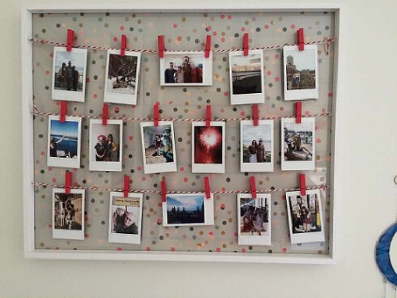 45. Ou at&eacute; mesmo com moldura e fundo