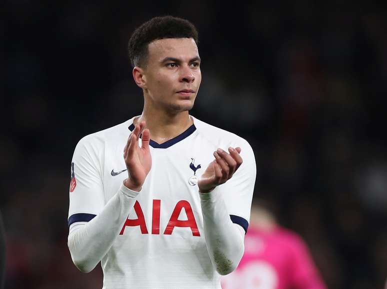 Dele Alli durante partida do Tottenham contra o Southampton pela Copa da Inglaterra
05/02/2020 REUTERS/David Klein