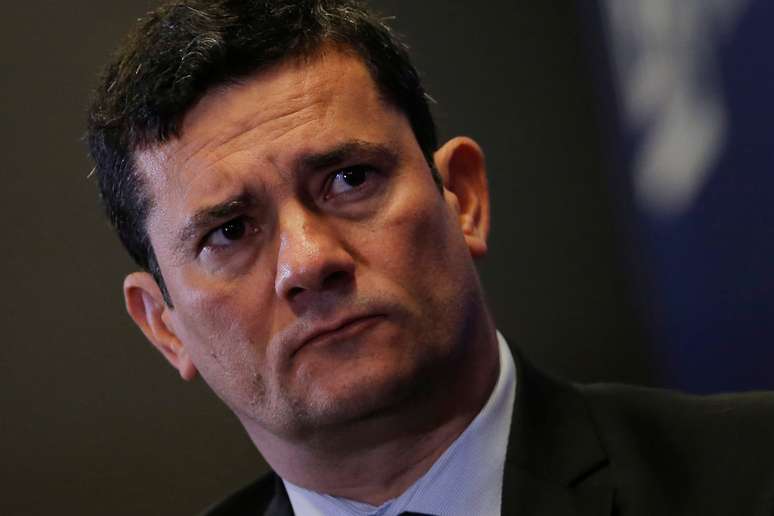 Ministro da Justi&ccedil;a e Seguran&ccedil;a P&uacute;blica, Sergio Moro, durante semin&aacute;rio em Bras&iacute;lia
10/12/2019 REUTERS/Adriano Machado
