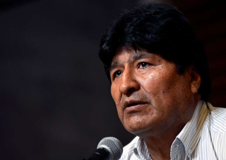 Evo Morales durante entrevista coletiva em Buenos Aires
27/01/2020 REUTERS/Mario De Fina