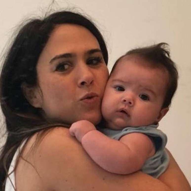 Tatá Werneck e a filha Clara Maria