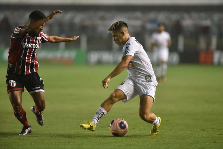 Soteldo fez a sua primeira partida pelo Santos em 2020 (Ivan Storti/Santos FC)