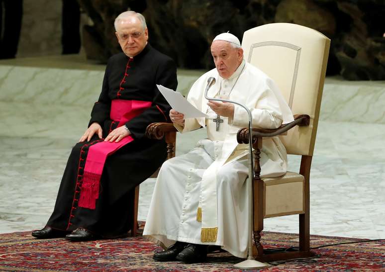 Papa Francisco em audiência semanal no Vaticano
12/2/2020
REUTERS/Remo Casilli