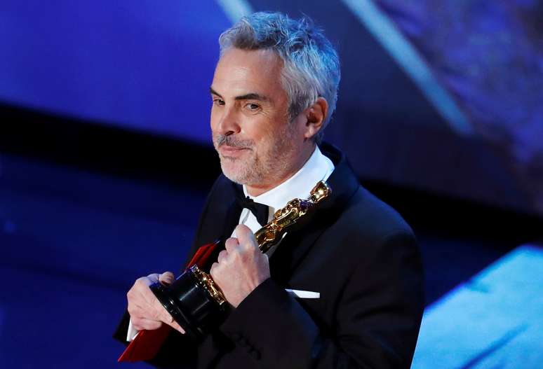 Alfonso Cuarón com Oscar de Melhor Filme Estrangeiro para "Roma"
24/02/2019 REUTERS/Mike Blake 