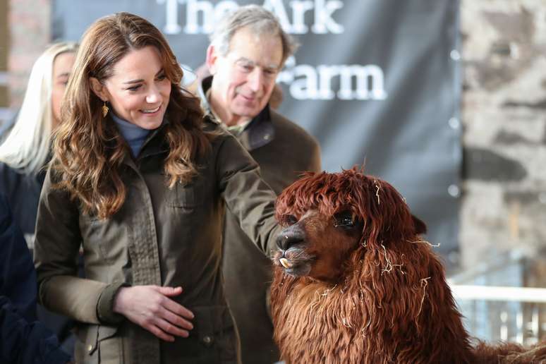 Princesa Kate visita Ark Open Farm em Newtownards, Irlanda do Norte 12/2 2020 Chris Jackson/Pool via REUTERS