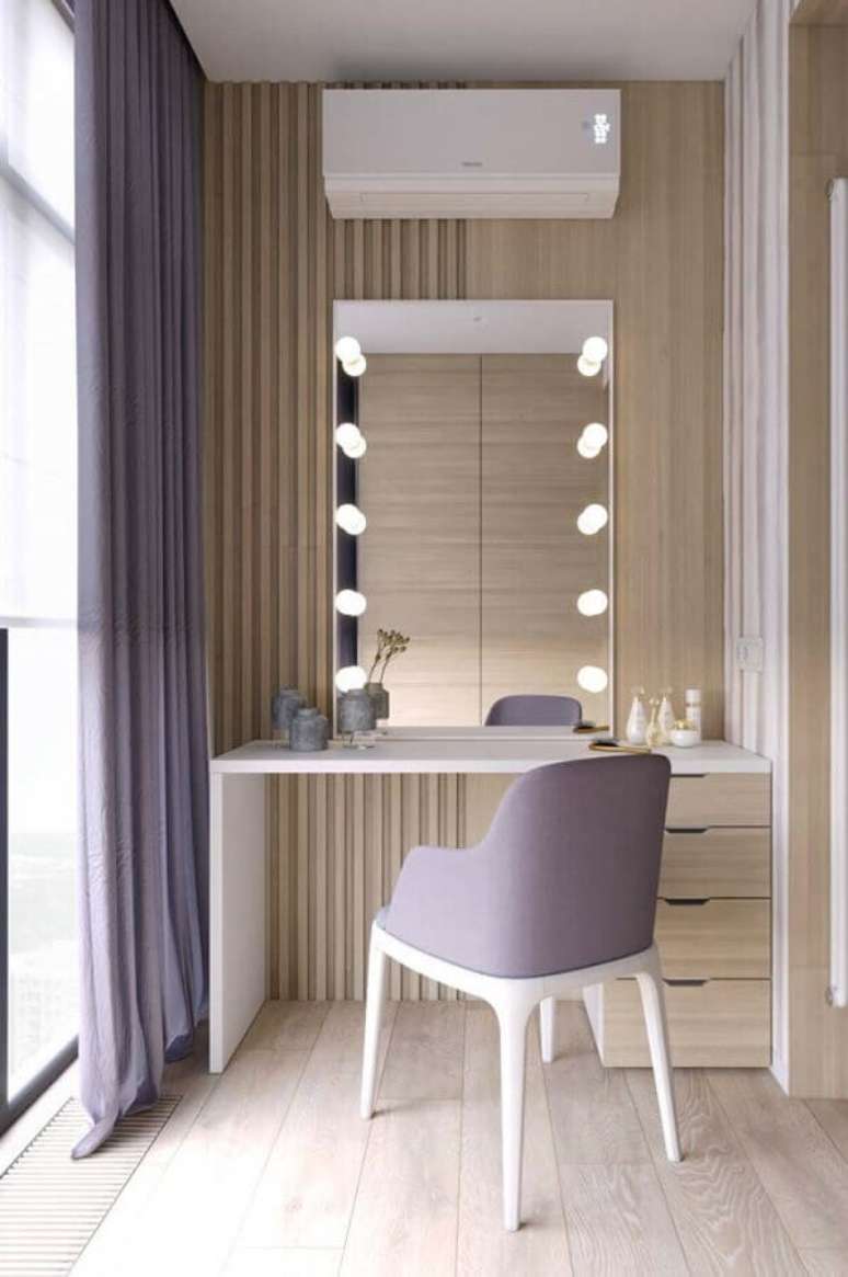 35. Decora&ccedil;&atilde;o em tons past&eacute;is para penteadeira &ndash; Foto: Assetproject