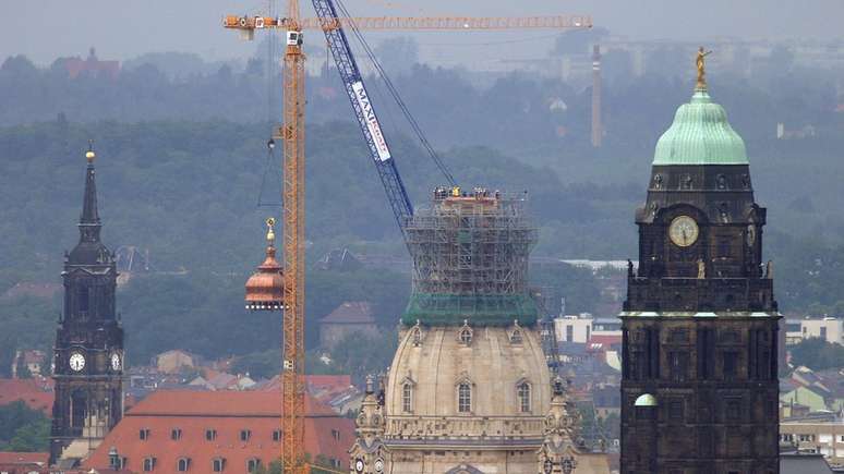 Catedral de Dresden foi reconstruída com ajuda de doações britânicas e americanas