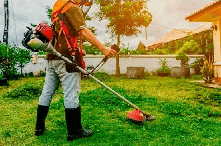 34- O cortador de grama é uma das ferramentas utilizadas na jardinagem. Fonte: Pinterest