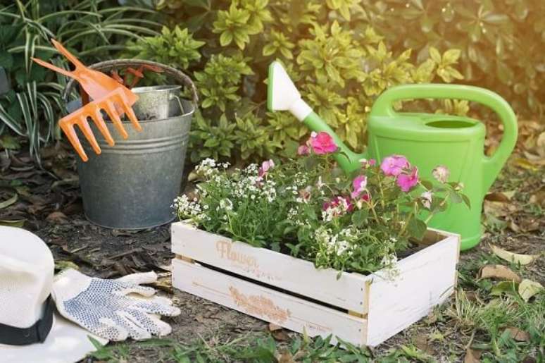33- Como organizar as ferramentas de jardinagem certa. Fonte: Pinterest