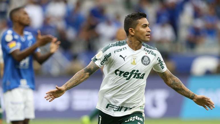 Dudu provocou o Corinthians após eliminação do rival na Libertadores (Foto: Cesar Greco/Agência Palmeiras)