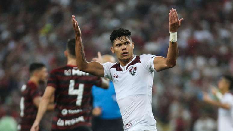 Evanilson fez o segundo gol do Tricolor, o primeiro dele contra o Flamengo (Foto: Lucas Merçon/Fluminense)