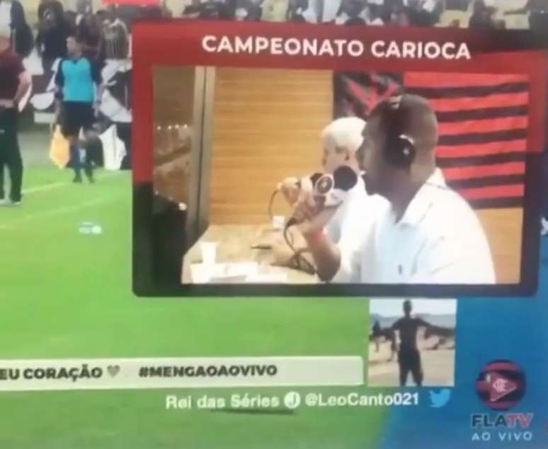 Comentário durante o clássico entre Flamengo e Fluminense foi repreendido pelo clube da Gávea (Foto: FlaTV)