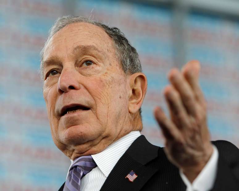 Pré-candidato democrata à Presidência dos EUA Michael Bloomberg durante evento de campanha na Carolina do Norte
13/02/2020 REUTERS/Jonathan Drake