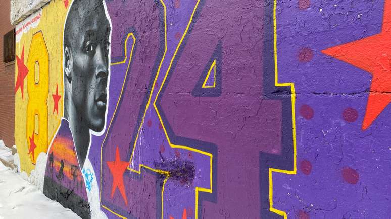 Mural em homenagem a Kobe Bryant em Chicago.
13/02/2020
REUTERS/Brendan O’Brien