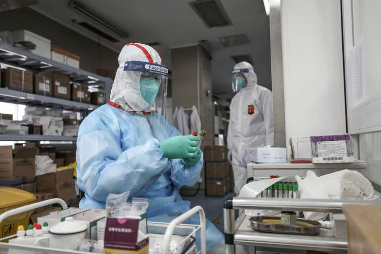 Hospital em Wuhan, epicentro do surto do novo coronavírus na província de Hubei 13/2/2020 REUTERS 