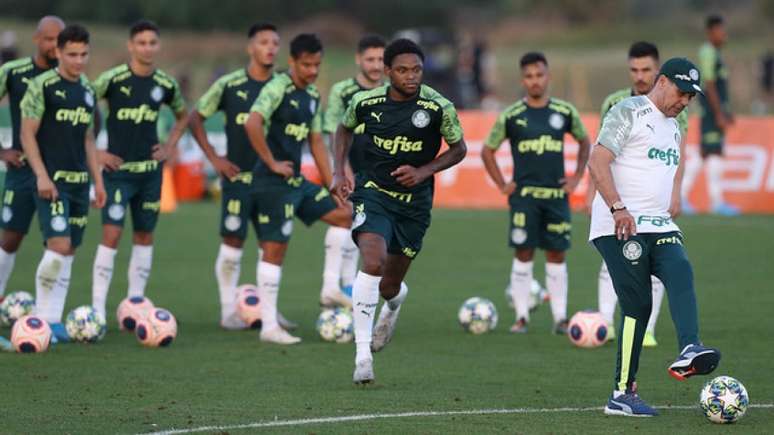 Luiz Adriano deixou a atividade mais cedo nesta sexta (Foto: Cesar Greco/Agência Palmeiras/Divulgação)