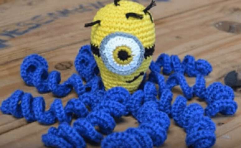 9- Tent&aacute;culos para polvo de croch&ecirc;. Fonte: Pinterest