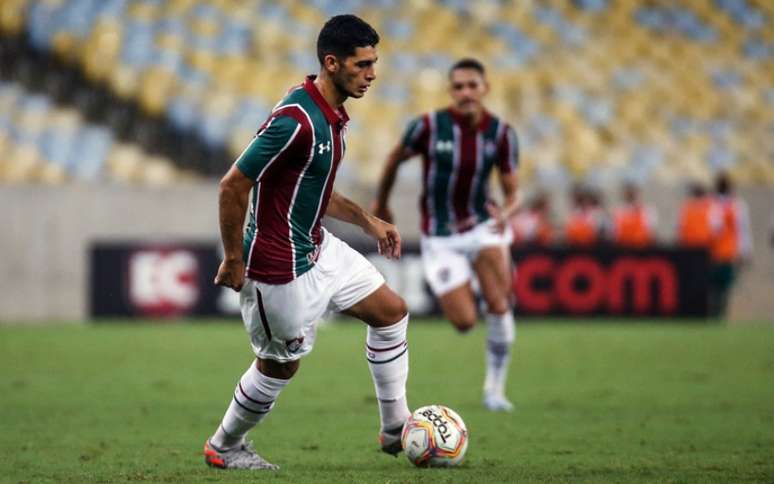 Michel Araújo ficou de fora do clássico Fla-Flu, da última quarta-feira (Foto: LUCAS MERÇON/ FLUMINENSE F.C.)