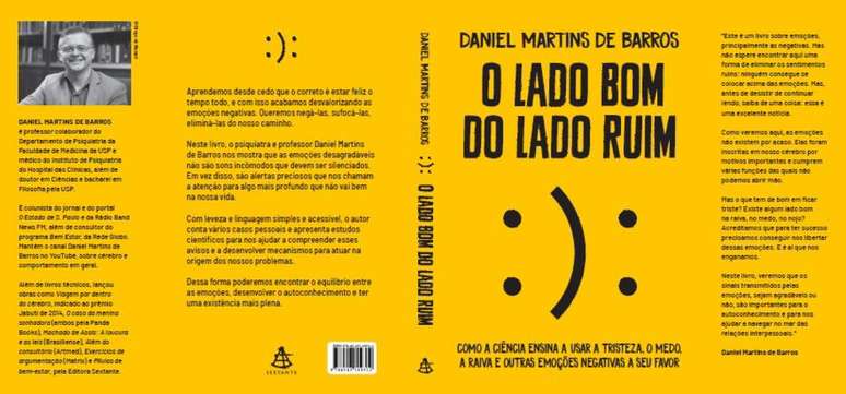 Psiquiatra e colunista do Estado Daniel Martins de Barros lança o livro O Lado Bom do Lado Ruim