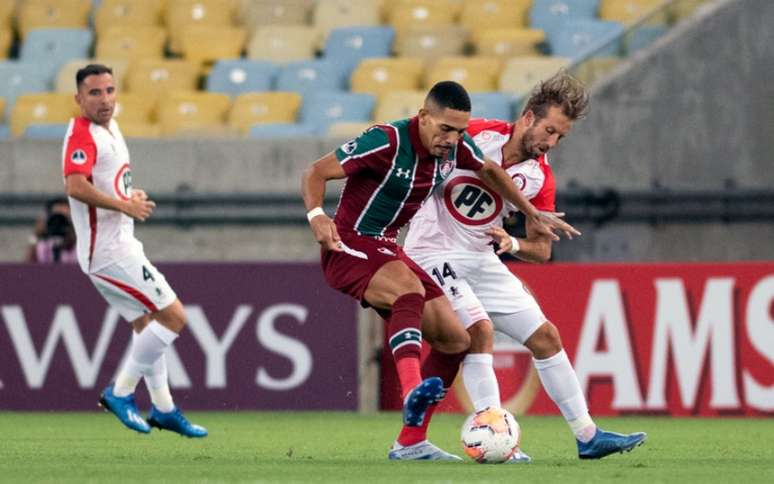 No primeiro jogo, o Fluminense empatou em 1 a 1 (Foto: Celso Pupo/Fotoarena)