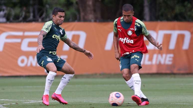 Dudu volta de suspensão e será titular contra o Guarani, nesta quinta (Cesar Greco/Agência Palmeiras/Divulgação)