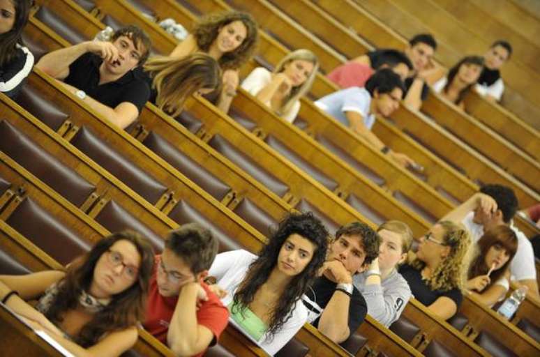 Prova de admissão na Universidade La Sapienza, em Roma