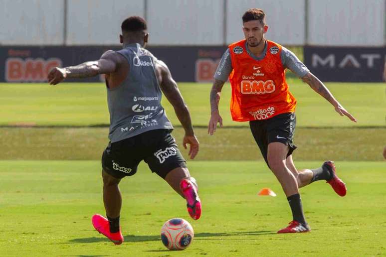 Pedro Henrique treinou normalmente com os companheiros (Foto:Reprodução)