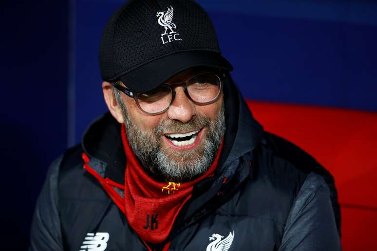 Klopp antes de partida Atletico Madrid x Liverpool no Wanda Metropolitano, Madri 18/2/2020   REUTERS/Juan Medina
