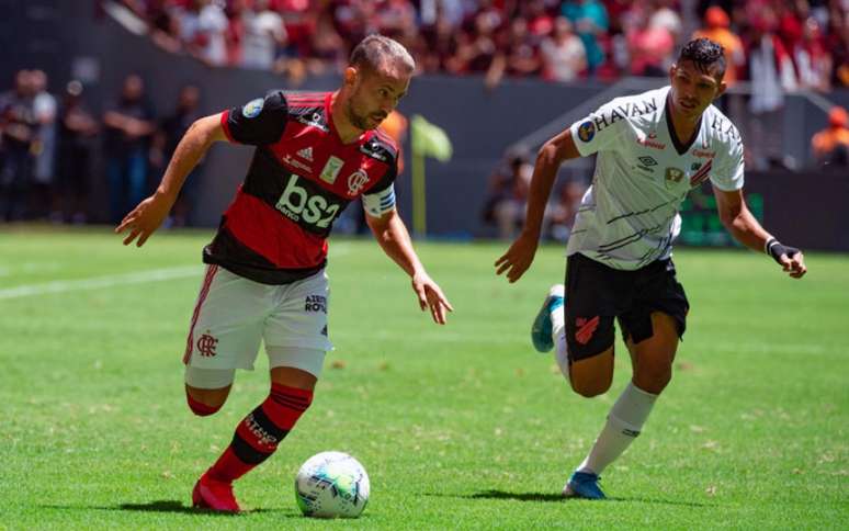 Rony chegou a disputar a Supercopa do Brasil no domingo, pelo Athletico (Foto: Alexandre Vidal / Flamengo)