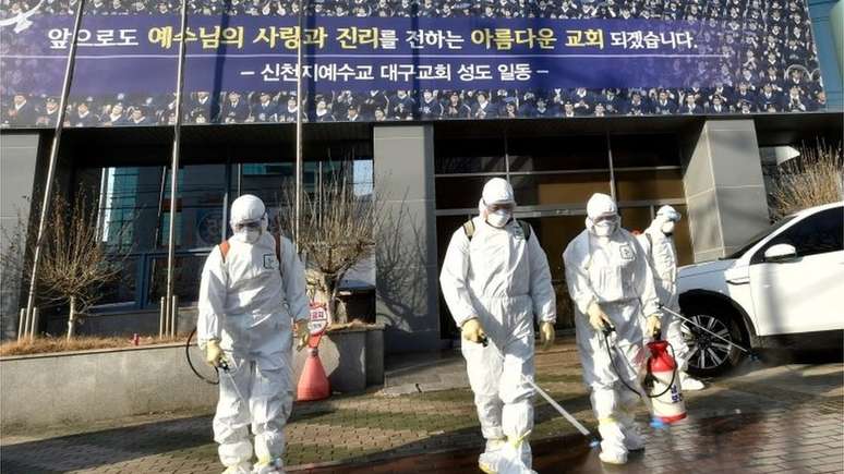 Área em torno do lugar onde grupo se encontrava foi desinfetada