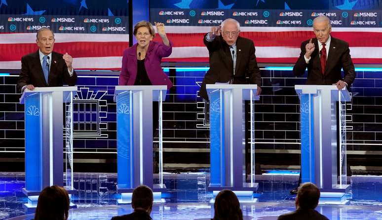 Pré-candidatos democratas participam de debate em Las Vegas, Nevada
19/02/2020
REUTERS/Mike Blake