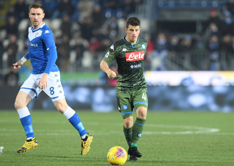 Napoli venceu o Brescia fora de casa (Foto: Divulgação/Napoli)