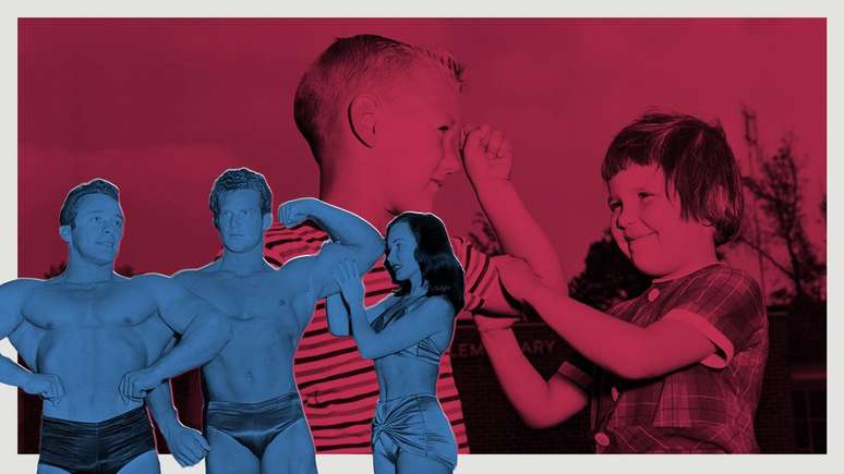 Um estudo da Universidade de G&ouml;ttingen, na Alemanha, relatou que, entre mais de 200 homens, aqueles que eram mais fortes tamb&eacute;m tendiam a ser mais extrovertidos