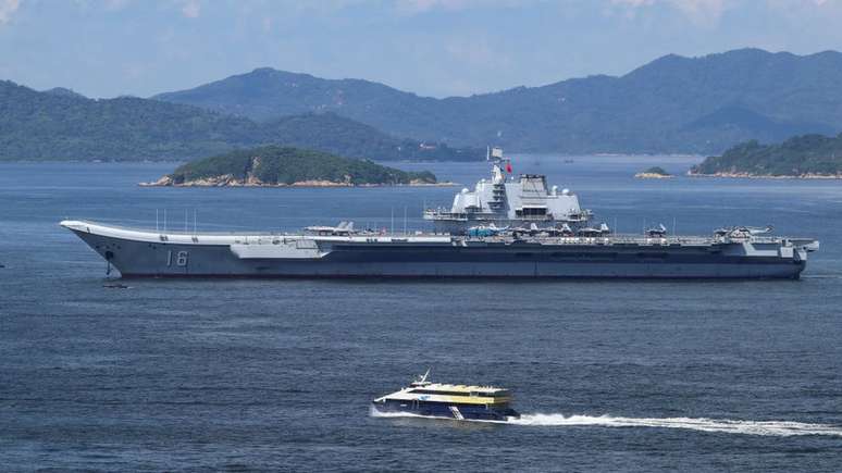 O Liaoning foi entregue à Marinha da China em 2012, quando sua construção foi concluída