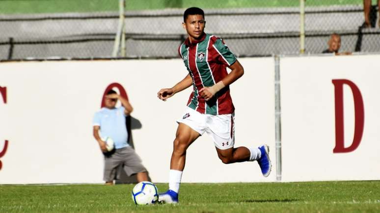 Ele foi capitão do Fluminense pela Copinha (Foto: Divulgação/Fluminense)