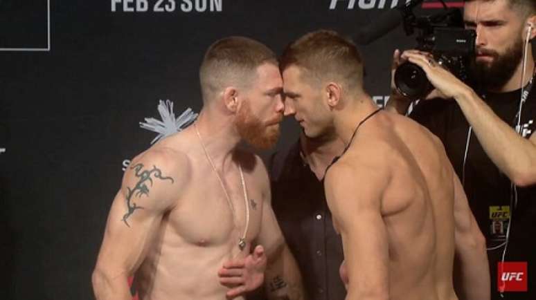 Paul Felder e Dan Hooker fazem a luta principal do UFC Auckland (Foto: Reprodução/YouTube)