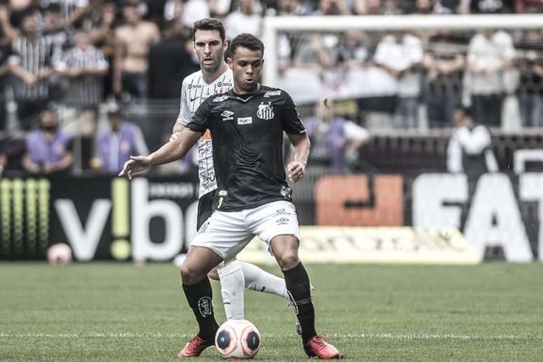 Cria da base do Santos, Sandry integra os profissionais do Peixe desde 2019 (Ivan Storti/Santos FC)