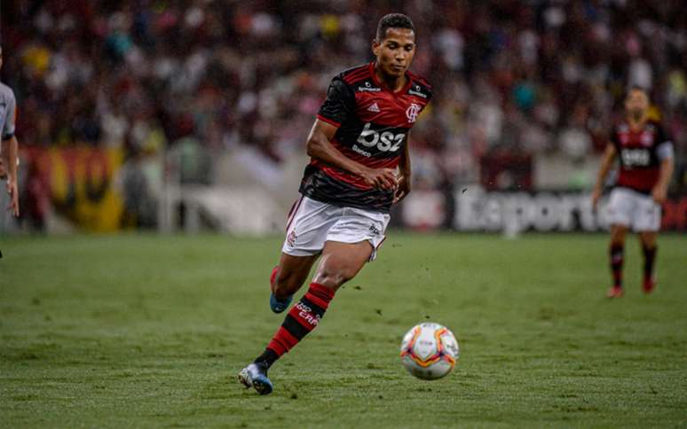 Contra o Boavista, João Lucas foi titular pela terceira vez em 2020 (Foto: Marcelo Cortes / Flamengo)