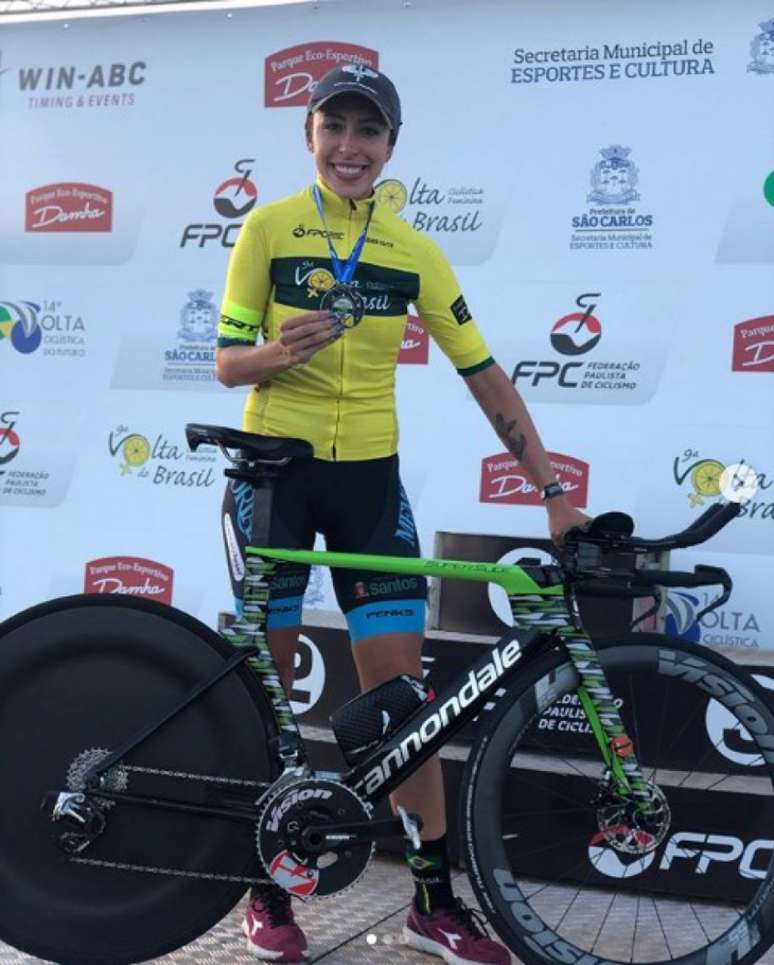 Ciclista é amaior vencedora da competição(Reprodução Instagram)